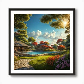 Landscape Painting Art Print