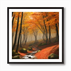 Autumn Forest 1 Art Print