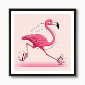 Flamingo 8749724 1280 Art Print