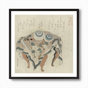 A Comparison Of Genroku Poems And Shells, Katsushika Hokusai 7 Art Print