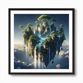 Island In The Sky Art Print