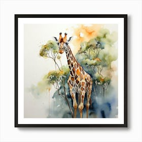 Giraffe Art Print