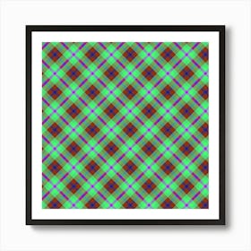 Plaid Pattern 50 Art Print