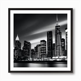 New York City Skyline 18 Art Print