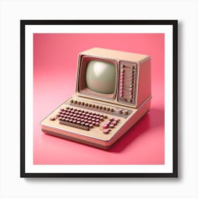 Retro Computer 2 Art Print