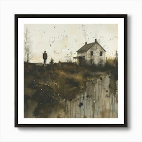 'The House On The Hill' Art Print