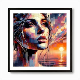 Portrait Artwork 13 Art Print