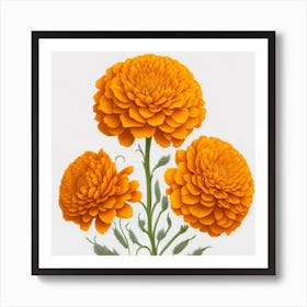 Carnations myluckycharm Art Print