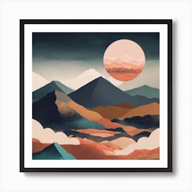 Abstract Landscape Art Print