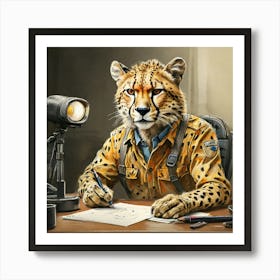 Cheetah 10 Art Print