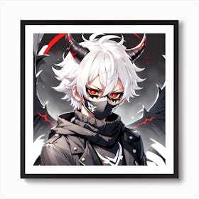 Demon Anime Character Art Print