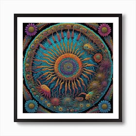 Psychedelic Protozoa Art Print