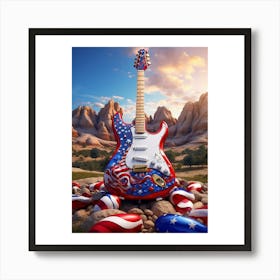 Red, White, and Blues 17 Art Print
