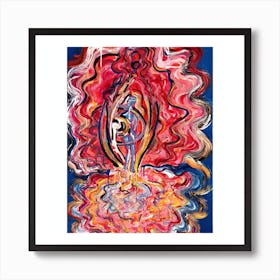 Abstract Of A Woman Art Print