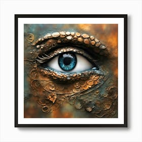 Eye design Art Print