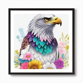 Eagle Powerluck  Art Print