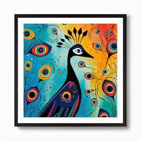 Peacock 23 Art Print