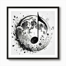 Music Note 2 Art Print