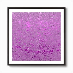 Purple Aluminum Foil Art Print