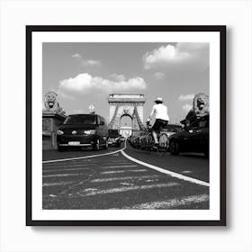 Bridge In Budapest Art Print