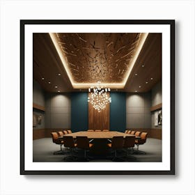 Default Create Unique Design Of Conference Hall Art 2 Art Print