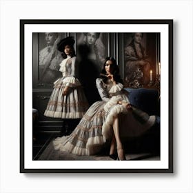 Victorian Fashion Art Print