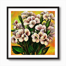 Alstroemeria Flowers 38 Art Print