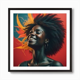Black Woman Art Print