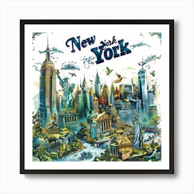 New York City 25 Art Print