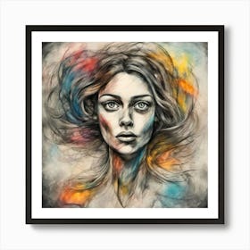 Portrait Of A Woman Art Print