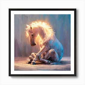 Fire Horse Art Print