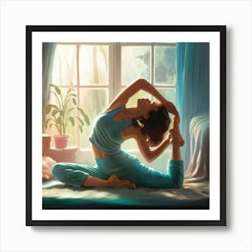 Yoga Pose 1 Art Print