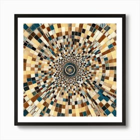 Mosaic Wall Art Art Print