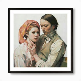 'The Lovers' Art Print