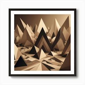 Black and White Abstract Art 326 Art Print