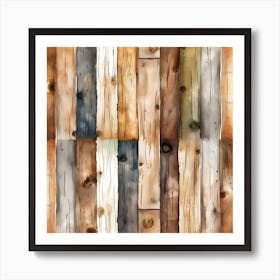 Wood Planks 1 Art Print
