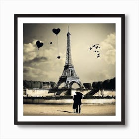 Paris Eiffel Tower 23 Art Print