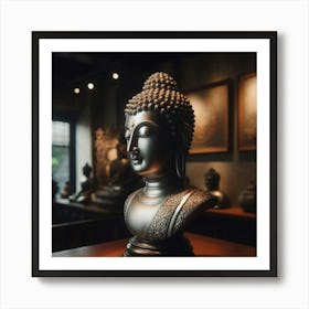 Buddha Bust Art Print