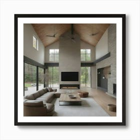 Modern Living Room 20 Art Print