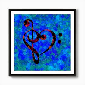 Heart Of Music Art Print