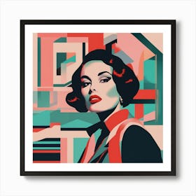 Sexy Lady Art Print