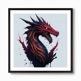Dragon Head 25 Art Print