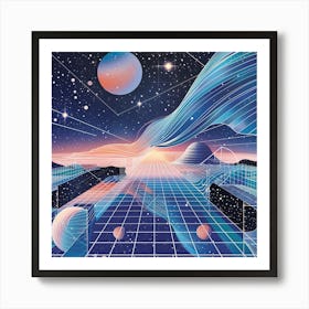 Spacescape 1 Art Print