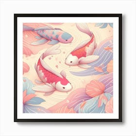 Koi Fish 2 Art Print