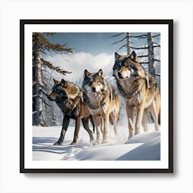 Wolf Pack 1 Art Print