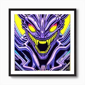 Alien Monster Art Print