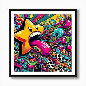 Psychedelic Art 60 Art Print