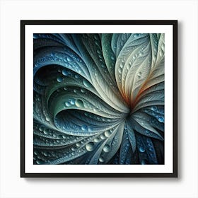 Water Droplet Art Art Print