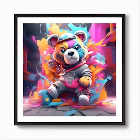 Teddy Bear Art Print
