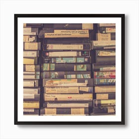 Books Antique Worn Spent Romance Antique Dealer Art Print